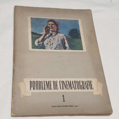 Revista veche de colectie Probleme de Cinematografie, ilustrata foto actori