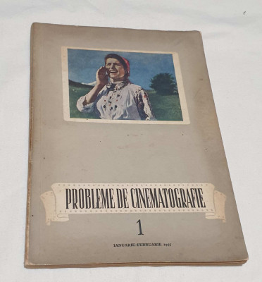 Revista veche de colectie Probleme de Cinematografie, ilustrata foto actori foto