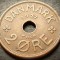 Moneda istorica 2 ORE - DANEMARCA, anul 1927 *cod 4359 A = excelenta