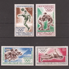 Congo 1968 - Jocurile Olimpice, Mexic, PA, MH (vezi descrierea)