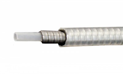 Teaca Cablu Frana Alligator Insertie PVC &amp;Oslash;5 Maro Pret la Metru Cod:463530067RM foto