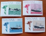 FEROE/FEROYAR-&#039;&#039;VAPOARE-DIV.&#039;&#039;-SERIE 4V.- -MNH NESTAMP. -vezi scan, Nestampilat