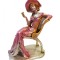 Statueta, Fata in scaun antichizat, 22 cm, 344ZZ