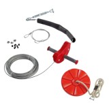 Tiroliana cu leagan rotund de plastic KBT, 30 m