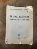 Buletinul Deciziunilor pronuntate in anul 1938 Volumul LXXV Partea III (1940)