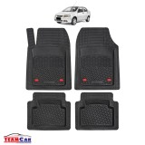Covorase Auto TeamCar&reg; Tip Tavita Compatibile Chevrolet Aveo T200 (2002&ndash;2007) Negru Material Rezistent, Cauciuc