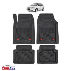 Covorase Auto TeamCar&reg; Tip Tavita Compatibile Chevrolet Aveo T200 (2002&ndash;2007) Negru Material Rezistent
