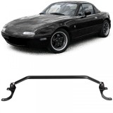 Bara de rigidizare din aluminiu neagra frontala ajustabila &icirc;n 3 piese, potrivita pentru Mazda MX-5 NA NB 1989-2000 Performance AutoTuning