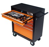 Dulap de scule profesional cu 5 sertare, 113 buc WeldLand Equipment