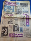 ziarul magazin 13 iulie 1968 - uzina de aluminiu de la slatina ,dumitru almas , lansarea dacia 1100 , articol dobrin