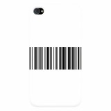 Husa silicon pentru Apple Iphone 4 / 4S, Bar Code