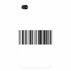 Husa silicon pentru Apple Iphone 4 / 4S, Bar Code foto
