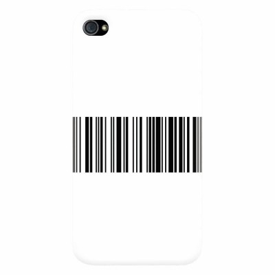 Husa silicon pentru Apple Iphone 4 / 4S, Bar Code foto
