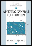 Applying General Equilibrium/ John B. Shoven, John Whalley