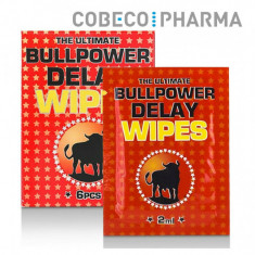 Servetele intarziere ejaculare, Bull Power: Wipes Delay 6 pcs x 2 ml