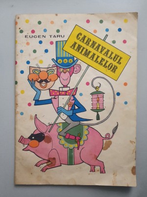 Carnavalul animalelor - Eugen Taru - carte de colorat foto