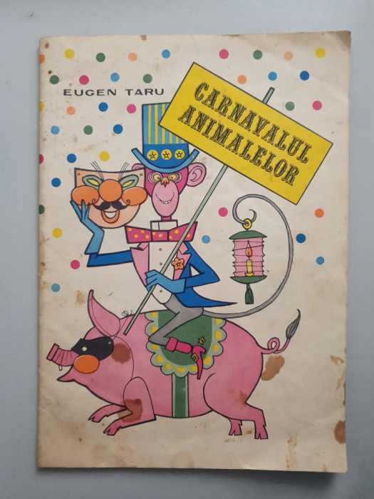 Carnavalul animalelor - Eugen Taru - carte de colorat