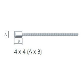 Cablu schimbator: 2m/1.2mm - teflon dimensiune cap: 4x4mm 1buc/card foto