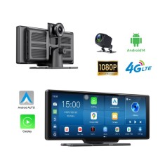 Navigator de bord iSEN V9311A DVR, 4G, 10.26 , 8GB RAM, 32GB ROM, Octa-core, Android 14, GPS, Wireless Apple CarPlay si Android Auto, Camera Marsarier