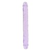 Dildo Dublu Loving Joy 30cm Violet Realist - Utilizare Solo/Partenera, Diametru 3.35cm, Material TPE