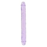 Dildouri duble - Loving Joy Dildo Dublu 30 cm Violet Utilizeaza-l Singura sau cu O Partenera