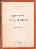 C1038 Estetica poeziei lirice de Liviu Rusu, 1944