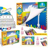 Cumpara ieftin Set creativ - Easy to See 3D - Buildings | Yisheng