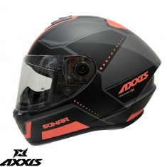 Casca integrala pentru scuter - motocicleta Axxis model Draken S Sonar B5 rosu deschis (roz) mat – tip viziera: MT-V-18C Rosu mat XL (61/62cm)