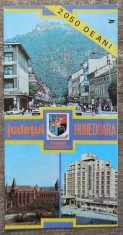 Pliant promovare judetul Hunedoara din perioada comunista