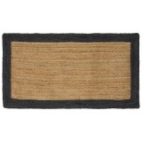 vidaXL Covoare de zonă Gri &icirc;nchis 80 x 150 cm Iută 42010684