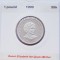 79 Guernsey 1 Pound 1999 Elizabeth II (The Queen Mother) km 120 proof argint