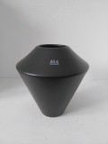 Vază ceramică modernă ASA Selection, 20 cm neagru mat, decor interior minimalist Japandi/Art Deco, design german