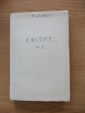 Cumpara ieftin EUGEN LOVINESCU-CRITICE VOL IV-R3B