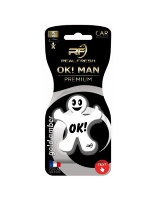 Odorizant auto Real Fresh, OK!MAN Premium Polimer Amber foto