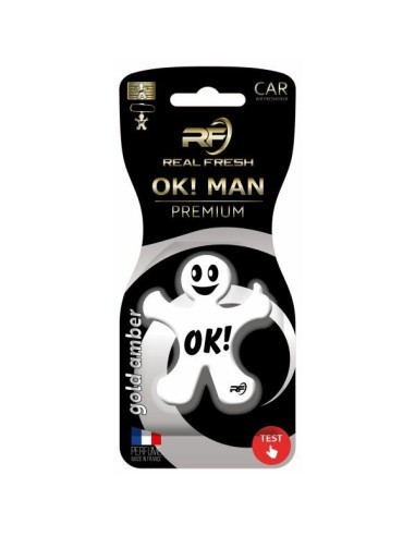 Odorizant auto Real Fresh, OK!MAN Premium Polimer Amber