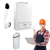 Pachet centrala termica pe gaz Immergas Victrix Tera 24 28 cu dedurizator Karetech KT Soft 25