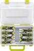 Set Surubelnite Goobay 8 Piese, CrV, Magnetic, Tester Faza, Carcasa Plastic - Precizie, Plate si Phillips