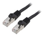 Cablul Patch F/UTP 6 litat CCA PVC negru 15m 26AWG