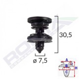 Set 5 Clipsuri Fixare Tapiterie Usa Audi VW Volvo C40571, A5 Q5 Q7 C30 C70 S40 V50 Caddy Golf VI Scirocco T5 Touareg 7L6868243