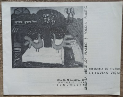 Expozitia de pictura Octavian Visan 1966 foto