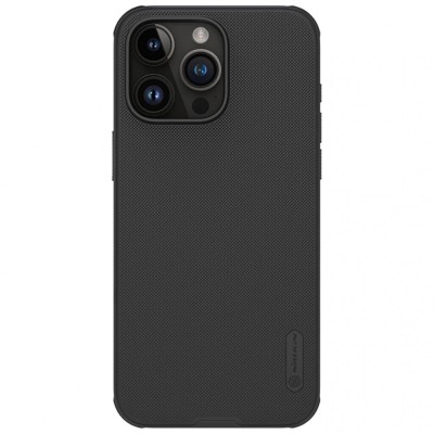 Carcasa Nillkin Frosted Shield Pro compatibila cu iPhone 15 Pro Max Black foto
