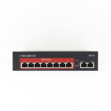 Aproape nou: Switch POE PNI SWPOE82 cu 8 porturi POE si 2 porturi 100Mbps