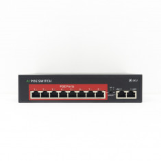 Aproape nou: Switch POE PNI SWPOE82 cu 8 porturi POE si 2 porturi 100Mbps