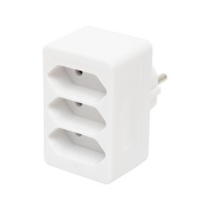Home NV 23/WH prelungitor re?ea, 3 prize EURO cu protec?ie pentru copii, max. 3 x 500 W, alb foto