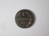 Rara! Polonia Ocupatia Rusa 1 Grosz 1837 MW Tarul Nicolae I,diametrul=19 mm,greutate=2,80 grame, Europa, Cupru (arama)