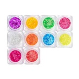 Cumpara ieftin Kit nail art - 10 buc - cercuri neon 1 mm, INGINAILS