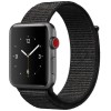 Curea iUni compatibila cu Apple Watch 1/2/3/4/5/6/7, 38mm, Nylon Sport, Woven Strap, Dark Black