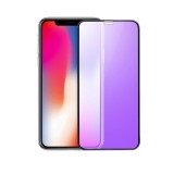 Folie de protectie, flippy, pentru iphone 15 pro max, ceramic anti-blue, 9h, protectie ochi, anti-soc, mov