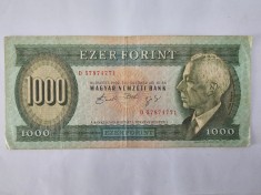 Ungaria 1000 Forint 1992 foto