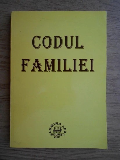 Codul Familiei - Lumina Lex, 1998 T9